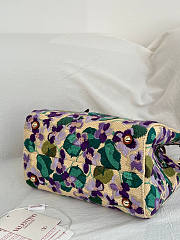 Kitlife Valentino Garavani Antibes Raffia Tote Bag With Embroidery 22x19x12cm - 5