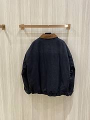 Kitlife Miu Miu Men Black Denim Blouson Jacket  - 4