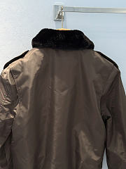 Kitlife Miu Miu Coffee Technical Gazar Blouson Jacket - 6