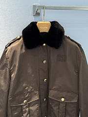 Kitlife Miu Miu Coffee Technical Gazar Blouson Jacket - 2
