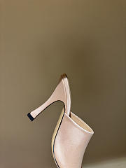 Kitlife Gucci Women's Slide Sandals Light Pink Satin  - 6