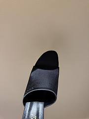 Kitlife Gucci Women's Slide Sandals Black Satin  - 3