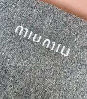 Kitlife Miu Miu Fleece Down Jacket Grey - 2