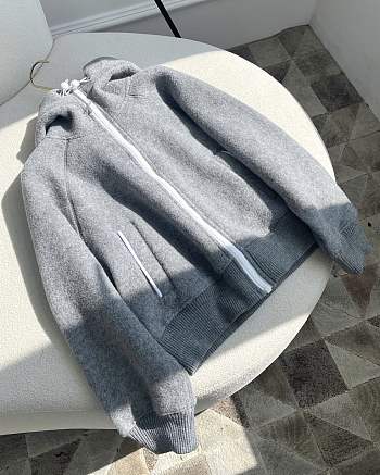 Kitlife Canada Goose Chilliwack Hooded Wool-blend Jacket In Light Grey