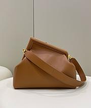 Kitlife Fendi First Bag Brown 32.5x15x23.5cm - 1