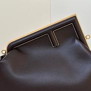 Kitlife Fendi First Bag Dark Brown 32.5x15x23.5cm - 3