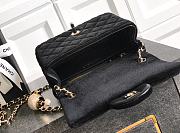 Kitlife Chanel 25B Black Velvet Bag With Rhinestone Balls AS1786 18cm  - 5