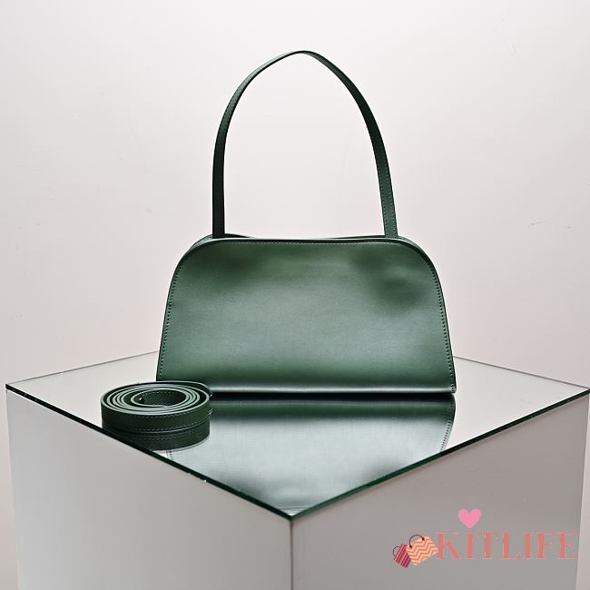 Kitlife The Row Peggy Clutch Bag Green 28x19x13cm - 1
