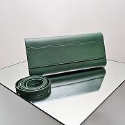 Kitlife The Row Peggy Clutch Bag Green 28x19x13cm - 5