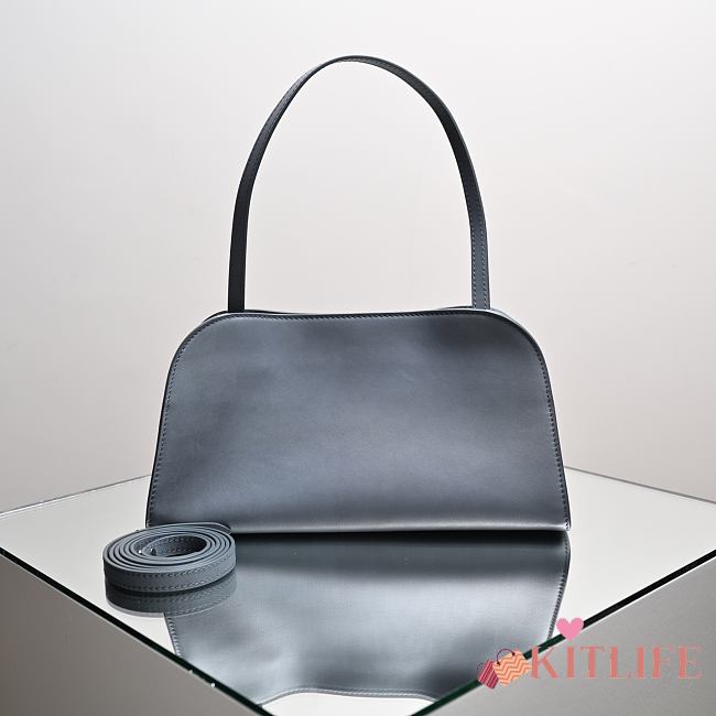 Kitlife The Row Peggy Clutch Bag Grey 28x19x13cm - 1