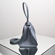 Kitlife The Row Peggy Clutch Bag Grey 28x19x13cm - 6