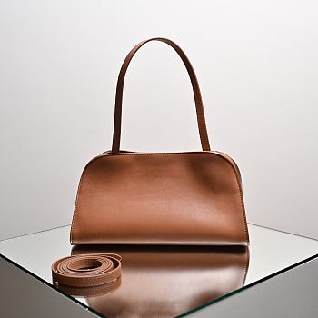 Kitlife The Row Peggy Clutch Bag Brown 28x19x13cm 