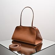 Kitlife The Row Peggy Clutch Bag Brown 28x19x13cm  - 5