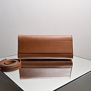 Kitlife The Row Peggy Clutch Bag Brown 28x19x13cm  - 3