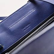 Kitlife The Row Peggy Clutch Bag Blue 28x19x13cm  - 4