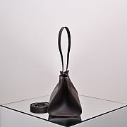 Kitlife The Row Peggy Clutch Bag Dark Brown 28x19x13cm  - 6