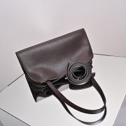 Kitlife The Row Peggy Clutch Bag Dark Brown 28x19x13cm  - 4