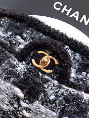 Kitlife Chanel 25N CF Tweed Bag Black & Grey AS5686 26cm - 6