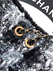 Kitlife Chanel 25N CF Tweed Bag Black & Grey AS5686 26cm - 4