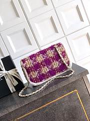 Kitlife Chanel 25N CF Tweed Bag Pink AS5686 26cm  - 6