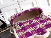 Kitlife Chanel 25N CF Tweed Bag Pink AS5686 26cm  - 3