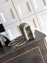 Kitlife Chanel 25N CF Tweed Bag Green AS5686 26cm  - 5