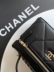 Kitlife Chanel 25 Quilted Vanity Bag Black AP4936 17x19.5x5cm - 6