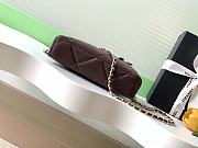 Kitlife Chanel 25 Quilted Vanity Bag Dark Brown AP4936 17x19.5x5cm  - 5