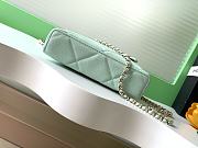 Kitlife Chanel 25 Quilted Vanity Bag Green AP4936 17x19.5x5cm  - 5
