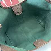 Kitlife Gucci Giglio Small Tote Bag Beige And Brown GG Canvas ‎860845 25x20x15cm - 2