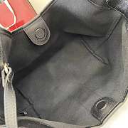 Kitlife Gucci Giglio Small Tote Bag Black And White GG Canvas ‎860845 25x20x15cm  - 3