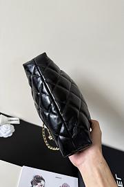 Kitlife Chanel 25s Hobo Bag Black Lambskin AS5528 17x26x8.5cm - 4