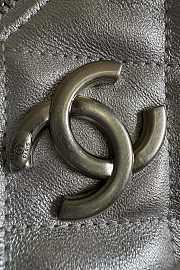 Kitlife Chanel 25s Hobo Bag Silver Lambskin AS5528 17x26x8.5cm  - 2