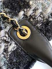Kitlife Chanel 25N Tweed Shopping Bag Black & Grey AS5689 27.5x39.5x16cm - 6