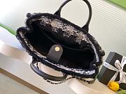 Kitlife Chanel 25N Tweed Shopping Bag Black & Grey AS5689 27.5x39.5x16cm - 5