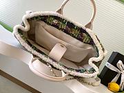 Kitlife Chanel 25N Tweed Shopping Bag Green AS5689 27.5x39.5x16cm - 5