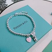 Kitlife Tiffany & Co. Silver Bead Bracelet With Rabbit & Heart Tag  - 6