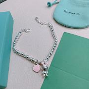 Kitlife Tiffany & Co. Silver Bead Bracelet With Rabbit & Heart Tag  - 4