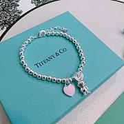 Kitlife Tiffany & Co. Silver Bead Bracelet With Rabbit & Heart Tag  - 2