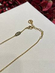 Kitlife Louis Vuitton 2025 Gold Letter Double Layer Chain Necklace - 6