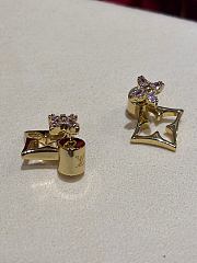 Kitlife Louis Vuitton Floragram Pink Diamond Flower Earrings - 6
