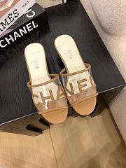 Kitlife Chanel 2025 Interlocking CC Logo Flip Flops Sandals Brown - 1