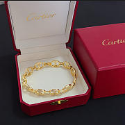 Kitlife Cartier Diamond V-Gold Bracelet - 1