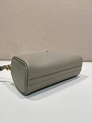 Kitlife Prada Grey Leather Pouch 1BC239 22x9x7.5cm  - 4