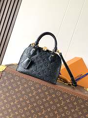Kitlife Louis Vuitton Alma BB Bag Black M26409 23.5x17.5x11.5cm - 1
