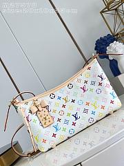 Kitlife Louis Vuitton x TM Carryall East West Bag White Multicolor M27578 20x10x33cm  - 1