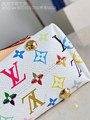Kitlife Louis Vuitton x TM Carryall East West Bag White Multicolor M27578 20x10x33cm  - 5