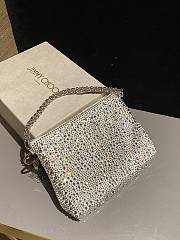 Kitlife Jimmy Choo Callie Bag Silver 26x20x3cm - 1