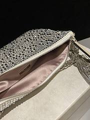 Kitlife Jimmy Choo Callie Bag Silver 26x20x3cm - 6