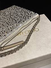 Kitlife Jimmy Choo Callie Bag Silver 26x20x3cm - 3